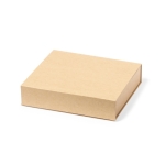Glasplaat met houten voet in doosje met magneetsluiting kleur doorzichtig vijfde weergave