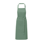 Schort van katoen en polyester met verstelbare band 240 g/m² kleur pastel groen