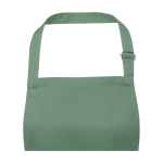Schort van katoen en polyester met verstelbare band 240 g/m² kleur pastel groen weergave detail 1
