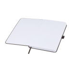 Ecologisch A5 notitieboekje met harde kaft kleur bruin derde weergave