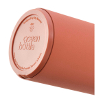 Thermosfles van staal en kunststof met glazen dop 500 ml Ocean Bottle kleur rood weergave detail 1