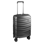 Stevige trolley met wielen en geïntegreerd slot 33L kleur grijs met afdrukgebied