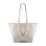 Strandtas van natuurlijk canvas met dubbele handvatten, 220 g/m2 kleur naturel eerste weergave