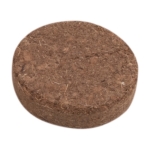 Mini kurkpot en wilde bloemenzaden om te planten kleur bruin gedetailleerde weergave