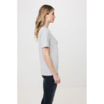 T-shirt van gerecycled en biologisch katoen 180 g/m2 Iqoniq Manuel kleur lichtgrijs gemarmerd