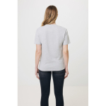 T-shirt van gerecycled en biologisch katoen 180 g/m2 Iqoniq Manuel kleur lichtgrijs gemarmerd