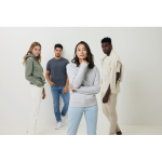T-shirt van gerecycled en biologisch katoen 180 g/m2 Iqoniq Manuel kleur lichtgrijs gemarmerd