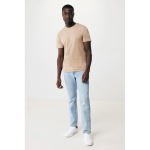 T-shirt van gerecycled en biologisch katoen 180 g/m2 Iqoniq Manuel kleur lichtbruin