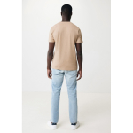 T-shirt van gerecycled en biologisch katoen 180 g/m2 Iqoniq Manuel kleur lichtbruin