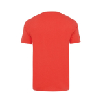T-shirt van gerecycled en biologisch katoen casual fit 180 g/m2 Iqoniq kleur rood tweede weergave