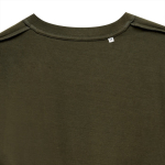 T-shirt van gerecycled en biologisch katoen casual fit 180 g/m2 Iqoniq kleur khaki derde weergave