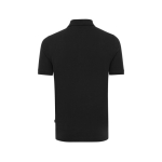 Regular fit piqué poloshirt van eco-katoen 220 g/m² Iqoniq Yosemite kleur zwart tweede weergave