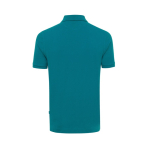 Regular fit piqué poloshirt van eco-katoen 220 g/m² Iqoniq Yosemite kleur turquoise tweede weergave