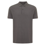 Regular fit piqué polo van eco-katoen 220 g/m2 Iqoniq Yosemite kleur mat zilver