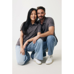 Regular fit piqué poloshirt van eco-katoen 220 g/m² Iqoniq Yosemite kleur mat zilver weergave met model