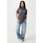 Regular fit piqué poloshirt van eco-katoen 220 g/m² Iqoniq Yosemite kleur mat zilver tweede weergave met model