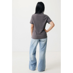 Regular fit piqué poloshirt van eco-katoen 220 g/m² Iqoniq Yosemite kleur mat zilver vierde weergave met model