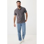 Regular fit piqué poloshirt van eco-katoen 220 g/m² Iqoniq Yosemite kleur mat zilver