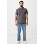 Regular fit piqué poloshirt van eco-katoen 220 g/m² Iqoniq Yosemite kleur mat zilver