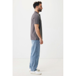 Regular fit piqué poloshirt van eco-katoen 220 g/m² Iqoniq Yosemite kleur mat zilver