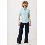 Regular fit piqué poloshirt van eco-katoen 220 g/m² Iqoniq Yosemite kleur mintgroen weergave met model