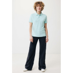 Regular fit piqué poloshirt van eco-katoen 220 g/m² Iqoniq Yosemite kleur mintgroen tweede weergave met model