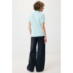 Regular fit piqué poloshirt van eco-katoen 220 g/m² Iqoniq Yosemite kleur mintgroen vierde weergave met model
