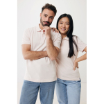 Regular fit piqué poloshirt van eco-katoen 220 g/m² Iqoniq Yosemite kleur lichtroze weergave met model