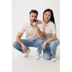 Regular fit piqué poloshirt van eco-katoen 220 g/m² Iqoniq Yosemite kleur lichtroze tweede weergave met model