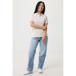 Regular fit piqué poloshirt van eco-katoen 220 g/m² Iqoniq Yosemite kleur lichtroze derde weergave met model