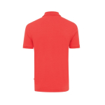Regular fit piqué poloshirt van eco-katoen 220 g/m² Iqoniq Yosemite kleur onverzadigd rood tweede weergave
