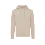 Slim fit sweatshirt van gerecycled en biologisch katoen 340 g/m2 Iqoniq kleur ivoor