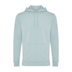 Slim fit sweatshirt van gerecycled en biologisch katoen 340 g/m2 Iqoniq kleur pastel groen weergave 12