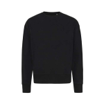 Oversized sweatshirt van ecokatoen 340 g/m2 Iqoniq kleur zwart