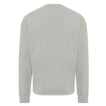 Oversized sweatshirt van ecokatoen 340 g/m2 Iqoniq kleur lichtgrijs tweede weergave