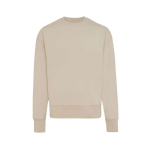 Oversized sweatshirt van ecokatoen 340 g/m2 Iqoniq kleur ivoor