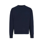 Oversized sweatshirt van ecokatoen 340 g/m2 Iqoniq kleur marineblauw