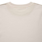 Oversized sweatshirt van ecokatoen 340 g/m2 Iqoniq kleur naturel vierde weergave