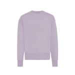 Oversized sweatshirt van ecokatoen 340 g/m2 Iqoniq kleur lila
