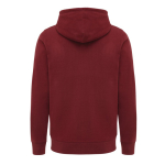 Eco-katoenen sweatshirt met rits, slim fit, Iqoniq 340 g/m2 kleur bordeaux tweede weergave