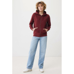 Eco-katoenen sweatshirt met rits, slim fit, Iqoniq 340 g/m2 kleur bordeaux