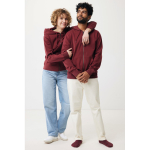 Eco-katoenen sweatshirt met rits, slim fit, Iqoniq 340 g/m2 kleur bordeaux
