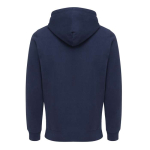 Eco-katoenen sweatshirt met rits, slim fit, Iqoniq 340 g/m2 kleur marineblauw tweede weergave