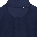 Eco-katoenen sweatshirt met rits, slim fit, Iqoniq 340 g/m2 kleur marineblauw derde weergave