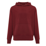 Relaxed fit sweater van eco-katoen 340 g/m2 Iqoniq Yoho kleur bordeaux