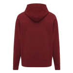 Relaxed fit sweater van eco-katoen 340 g/m2 Iqoniq Yoho kleur bordeaux tweede weergave