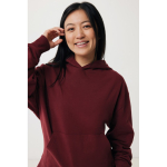 Relaxed fit sweater van eco-katoen 340 g/m2 Iqoniq Yoho kleur bordeaux