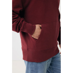 Relaxed fit sweater van eco-katoen 340 g/m2 Iqoniq Yoho kleur bordeaux