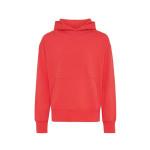 Relaxed fit sweater van eco-katoen 340 g/m2 Iqoniq Yoho kleur rood