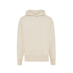 Relaxed fit sweater van eco-katoen 340 g/m2 Iqoniq Yoho kleur beige